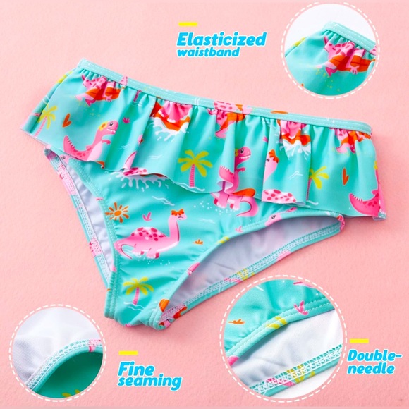 Rash Guard Set w/Swim Cap - Picture 4 of 8